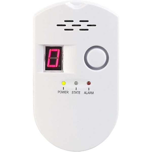 Naturgasdetektor: Plug-in Multigasdetektor för naturgas och gasol, 85, för kolmonoxid, naturgas & gasol, 85 DB (gassensor) [db]