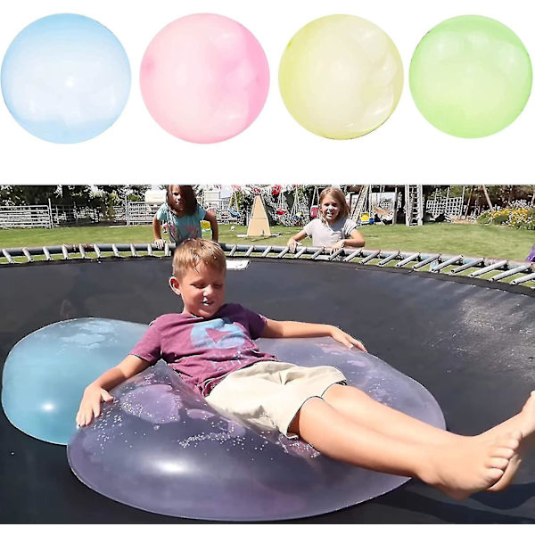 Uppblåsbar bollleksak för vuxna och barn, uppblåsbar boll, strandboll, mjuk gummiball db green