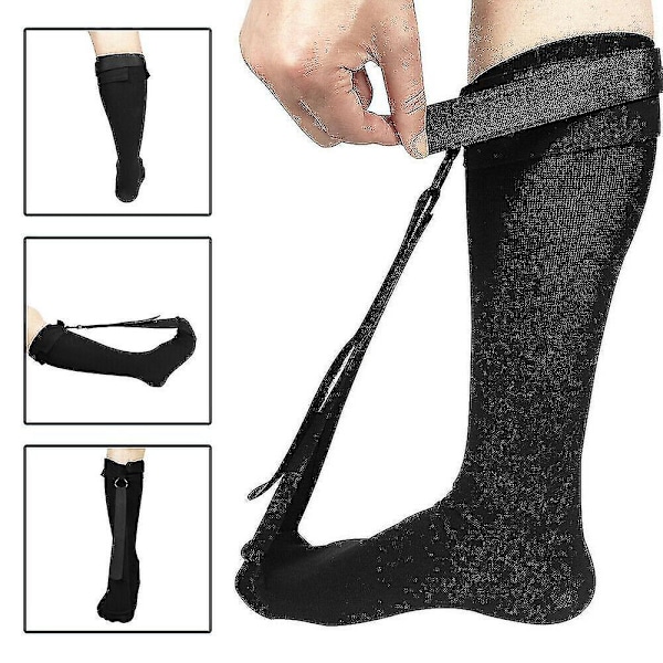 Plantar Fasciit Socka För Hälsmärta Fotledsstöd Fot Vila Strumpor TY [DB] L