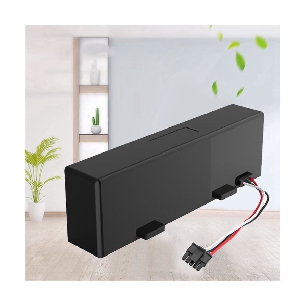 Reservebatteri for Stytj02ym robotstøvsugerdeler 2800mah Li-ion batteri for Mvvc01- [DB] Black