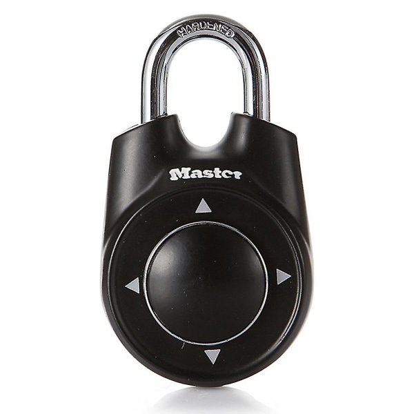 Master Lock -suuntalukko -kaappilukko -kuntosalilukko [DB] Black
