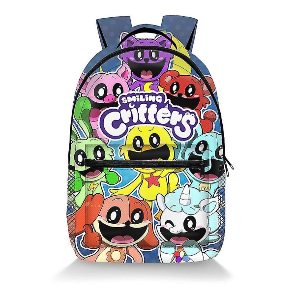 Poppy Playtime-kapittel 3 Smiling Critters Ryggsekk Student Ryggsekk {DB Product 10