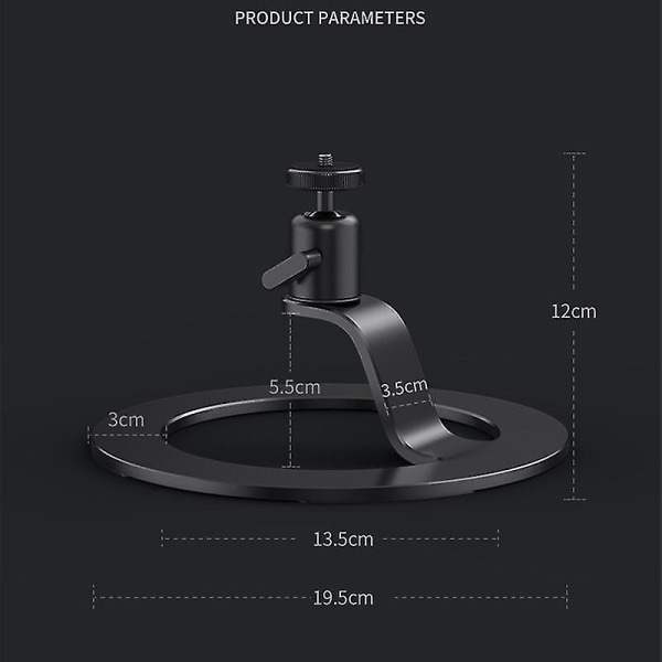 Skrivebordsprojektorstativ Metallholder Multi-vinkel Justerbar Projektorbrakett for Xgimi H2 / Xgimi H3 / Xgimi Halo Projektor  [XC]
