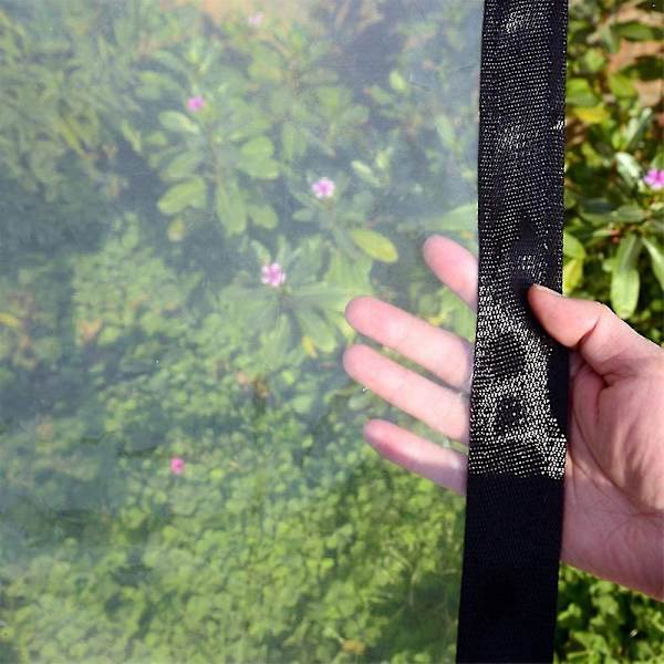 Transparent presenning, klar trädgård vattentät presenning frostskyddande regnskydd isoleringsfilm tak PE plastskydd (2*2m) [db]
