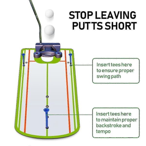 Golf Putting Alignment Mirror för golfträning för nybörjare, effektivt putthjälpmedel och golftränare[DB]