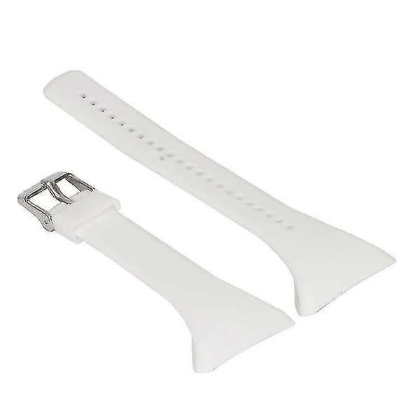Polar Ft4 & Ft7 -kelloille silikoninen ranneke DB White
