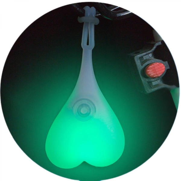 Sykkelreflekser Led Sykkelbaklykter Sykkelkuler Baklys Seterygg Egglampe Night Essential Waterproof Creative(grønn) db