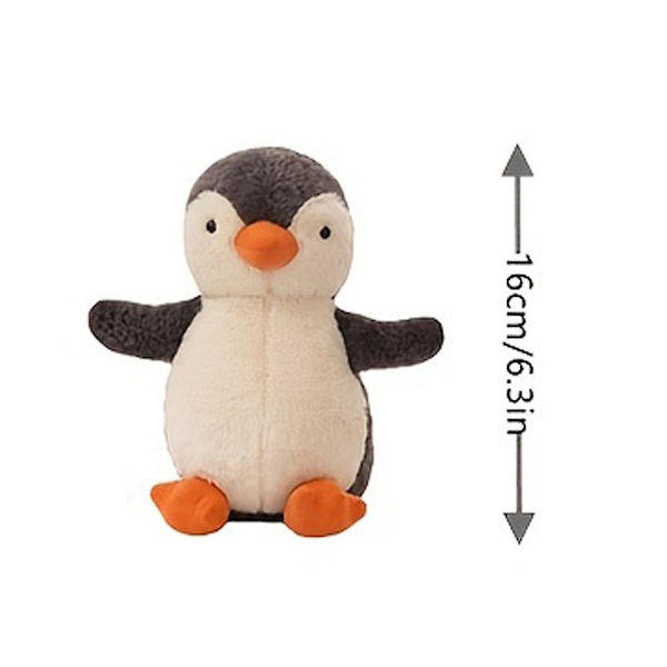 16 cm:n suloinen pingviinipehmolelu, pehmeä täytetty lelu lapsille, syntymäpäivälahja, kodin sisustus [DB]