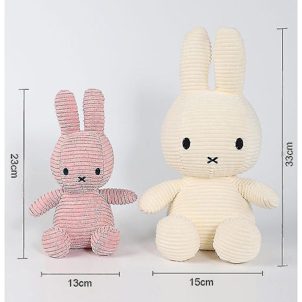 Miffy Plyschdjur i Corduroy - 25/35cm {DB} Pink 35CM