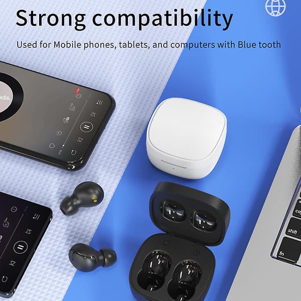 Trådlösa Bluetooth-hörlurar i örat, stereoheadset