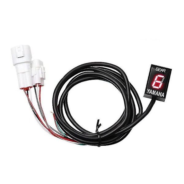 Gearindikator til motorcykel Yamaha R6 Xj6 Fz6 Fz8 R1 Fz400 Fzs Xjr400 Fz1 Mt01 Mt-03 Fz16 Fjr1300 Xjr 1300 Xvs950a [DB] Gear display-Red