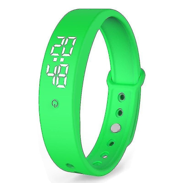 Vibrerande watch - med upp till 10 dagliga larm [DB] Green