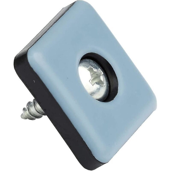 Db Teflon Møbelglider Med Skruer  20 Stykker  Firkant  40 X 40 Mm  Gulvbeskytter  Ptfe Glider  Teflon Glider