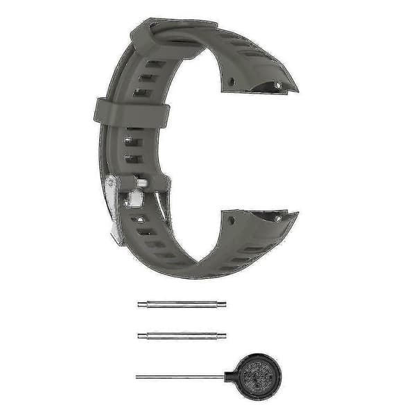 Grått silikonarmband för Garmin Instinct