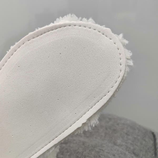 Skor Varmt Foder Crocs Träskor Foderbyte, Vit Pälsinsats Foder Sko Innerfoder För Crocs Träskor [DB] 270mm