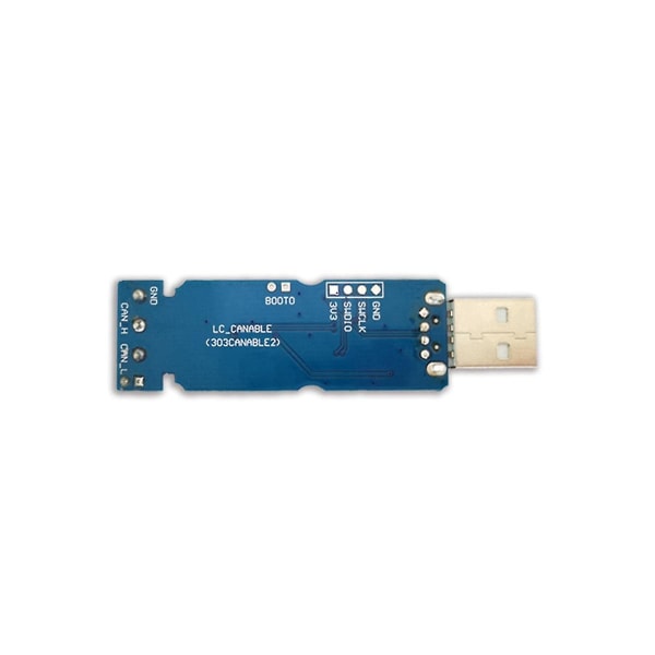 Canable USB til konvertermodul CAN CANbus debuggeranalysatoradapter stearinlys Tja1051t/3 Nonisol [DB] BlueTransparent