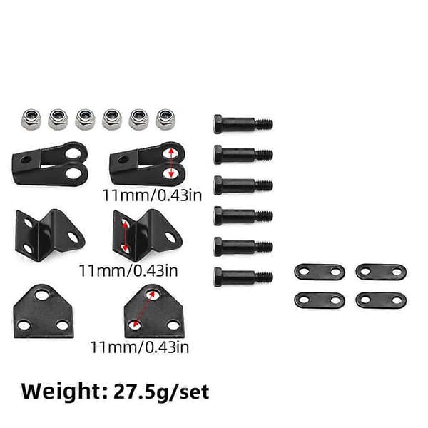 Til Tamiya 1/14 RC Traktor Trailer Lastbil Tilbehør Forreste Bageste Affjedringsplade [DB]