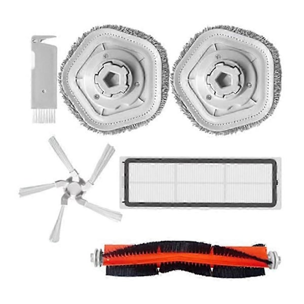 Til Xiaomi Dreame Bot W10 W10 Pro Selvrengørende Robotstøvsuger Moppe Hovedsidebørste Hepa Filter Moppepude [DB]