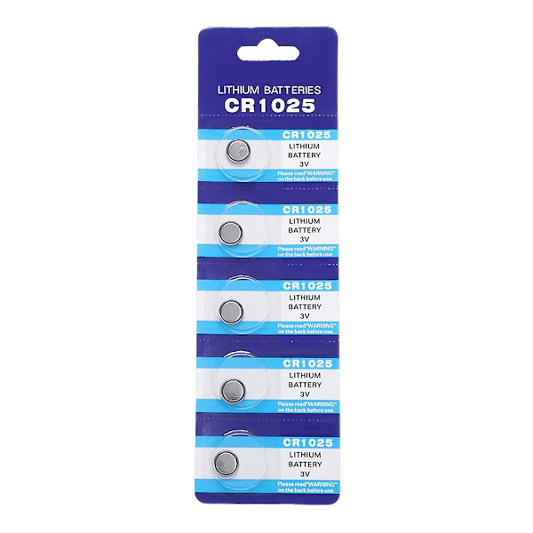 Cr1025 Batterier Knapcelsbatteri Perfekt Til Fjernbetjening Flere Anvendelser [DB] One card