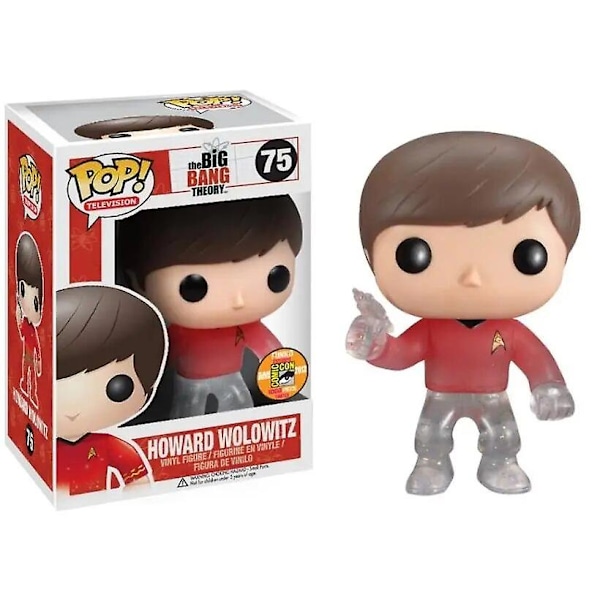The Big Bang Theory Sheldon 73# Leonard 74# Howard 75# Raj 76# Vinyylihahmojen kokoelmamalli Lasten lelut Db 75 limit in box