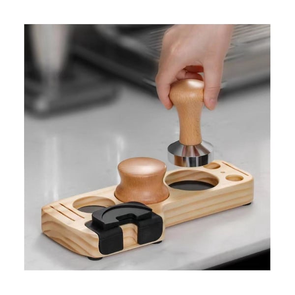 Universal Coffee Tamper Presser Holder For Espresso Distributør Tamping Station Distribution Spak