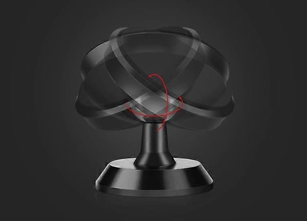 Magnetisk Holder Interlook Svart [DB] black