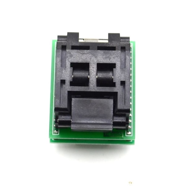 Tqfp32 Qfp32 til Dip32 Ic Programmer Adapter Chip Test Socket Brennende Socket Integrerte kretser [DB] black   green