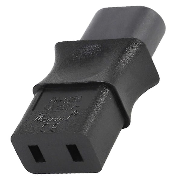 2-polet Iec 320 C8 han til Iec 320 C9 hun AC-adapter 6A/250V EU industriel strømomformer