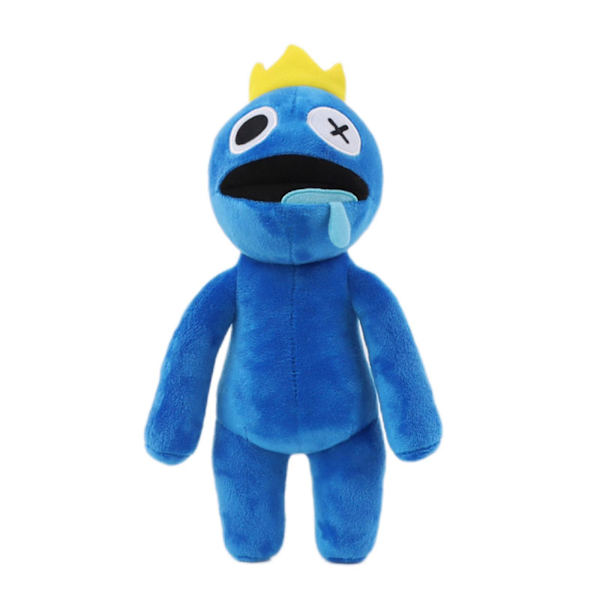 9 figurer av Rainbow Friends plysjleker, Rainbow Friends utstoppede dukkegaver [DB] blue 20cm