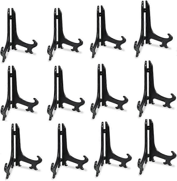 12 stk. Stand Holder 3 tommer Sort [DB]