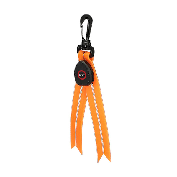 LED-blinkande ljus med färgglada lampor, USB-uppladdningsbara reflexer för skolväska, säkerhetsljus [DB] Orange
