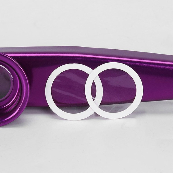 10 stk Kazoo Membraner Fløyte Membraner Kazoo Membran Plast DB White
