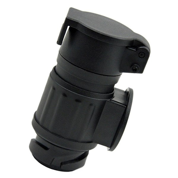 Trailer Adapter Stik 13-polet til 7-polet Trækkende Trailer Adapter Stik Trailer Adapter til Trailer R {Db} Black