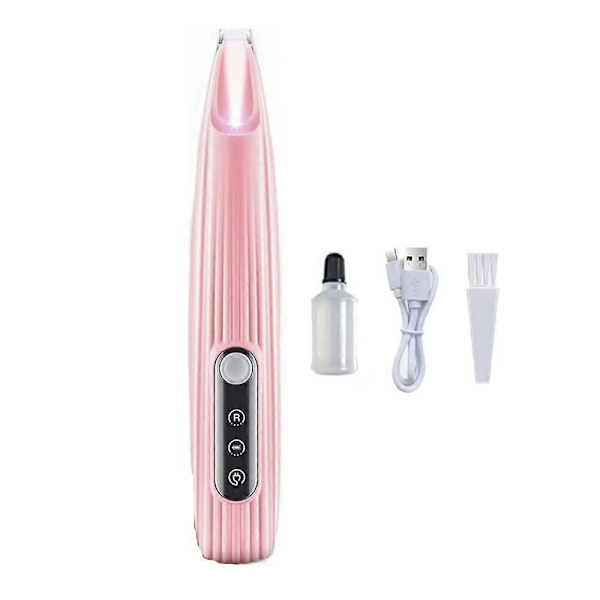 Saffory Hunde Trimmer, Saffory Elektrisk Hunde Trimmer, Pet Micro Præcisionstrimmer {Db} pink