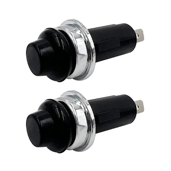 2x 66220 Tænd/sluk-knap kompatibel med Spirit E/s-210 220 310 315 320 330 Grills, 7642 7643 DB Black