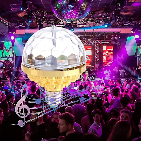 2 kpl Värikkäitä Pyöriviä Taikapallovaloja, Juhlavalot Diskopallo Pistorasioilla Led Rgb Strobe Lavavalot Juhliin [DB] For AU