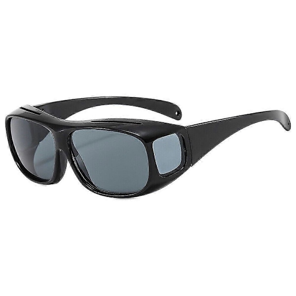 Dam Herr Anti-bländning HD Mörkerkörningsglasögon Solglasögon Glasögon Db Black