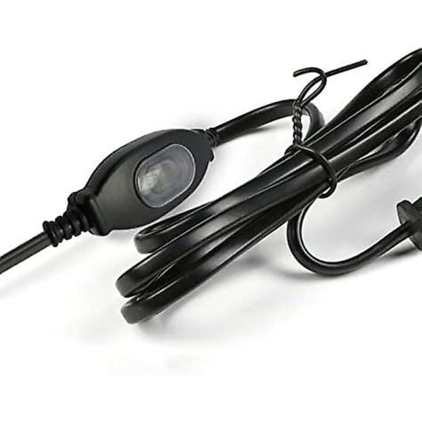 Strömbrytare för Sladd, 2st 250v Vattentät Strömbrytare för Sladd, Ip65 Dammtät och Vattentät Strömbrytare för Sladd 2st (6mm) [DB]