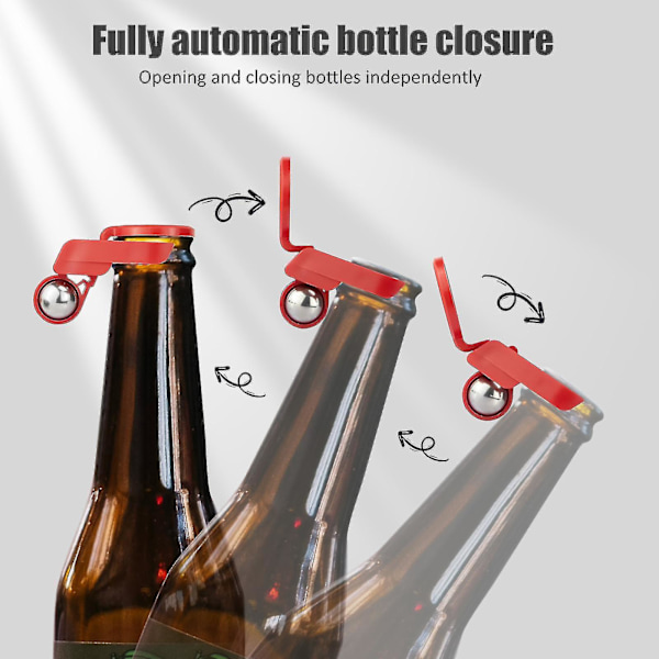 5/10 st Kapsyl Helt Automatisk Ölflaskor Set Flaskkapsel, För Ölflaska Cola [db]