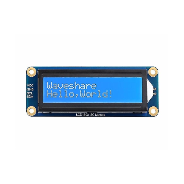 Lcd1602 I2c Lcd-skærm Aip31068 32-karakters LCD-skærm kompatibel med 3,3v/5v til hindbær/pi P