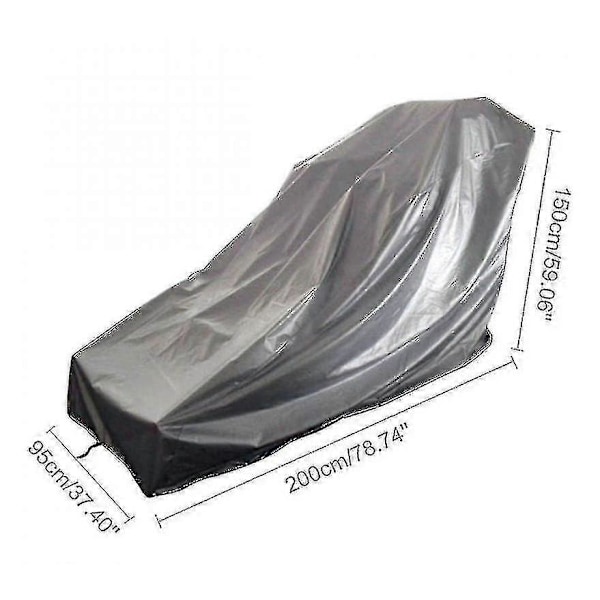 Vanntett tredemølledeksel, støvdeksel for utendørs og innendørs treningsmaskin, beste gave [DB] Sliver 200*95*150 cm