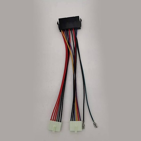 1 stk. 20pin Atx til 2port 6pin At konverterkabel ledning til 286 386 486 computer [DB] Multicolor