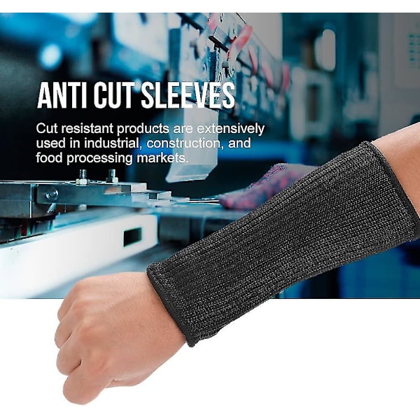 Anti-skärsäker Skydd 1 Par Skärsäkra Ärmar Anti-skär Arm Skydd (20cm) Underarmskydd Db