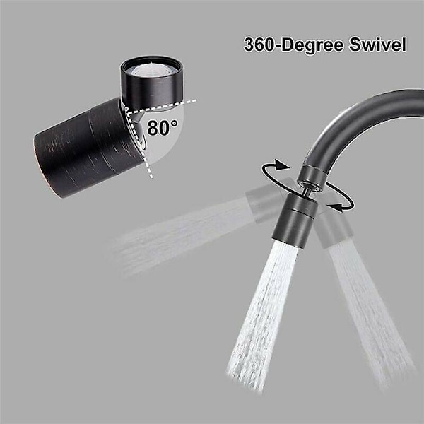 360 graders svängbar kranluftare - 2 lägen 22 mm invändig gänga dB