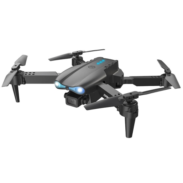 Drone Dual 1080p HD Fpv -kameran kaukosäätimellä Lelut Lahjat pojille Tytöille Korkeuspidolla Päättömällä tilalla Aloitusnopeuden säätö [DB] Black