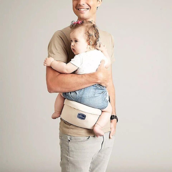 Ergonomisk Barn 3-36 Månader Fanny Pack Bärstöd Nyhet DB Beige