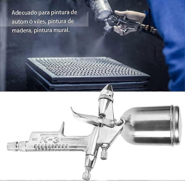 0,5 mm munstycke luftsprutpistol, professionell mini pneumatisk färgspruta[DB]