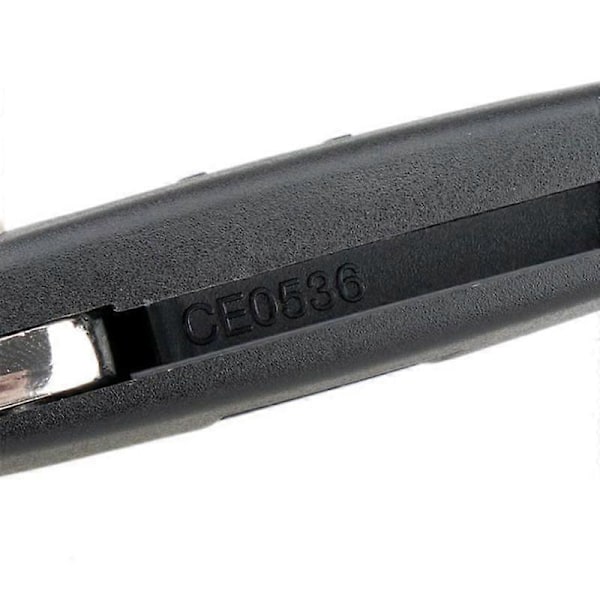 01A Passer til Citroen C3 Udskiftning 2 Knapper Fjernbetjening Nøgle Skal Etui Ce0536 Va2 Sort [db]