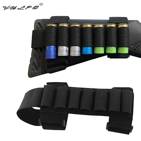 1000D Nylon 7 Runder Taktisk Shotgun Skalholder Ammunition Bælte Holder Pose Patron Til Jagt [DB] OD