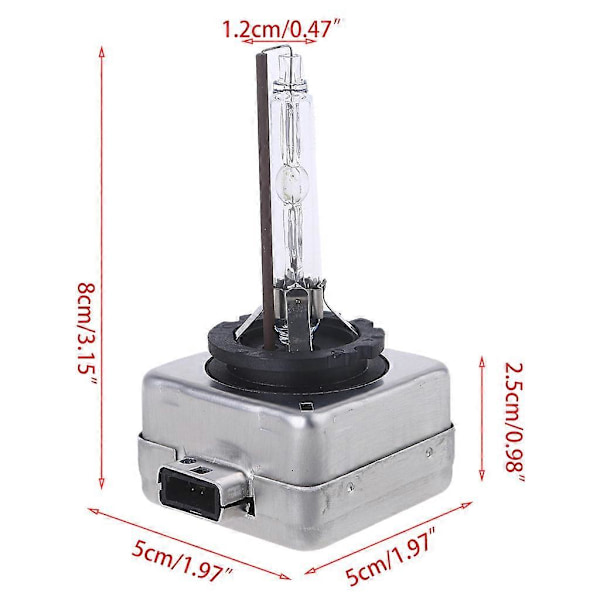 LED-polttimo auton ajovalolle, erittäin kirkas 12V D1S 70W 5000K Xenon D1S D1R HID-sumuvalolle [db]